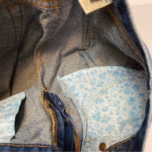 John B Stetson Womens Western Dark Denim Extra Long Straight Leg Jeans EUCSize 2 - Picture 9 of 12